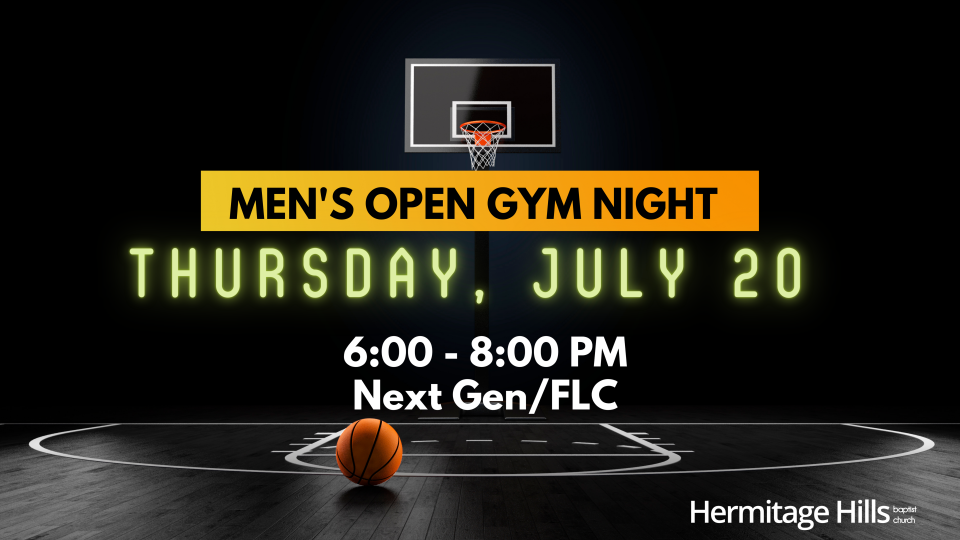 mens open gym july 20
